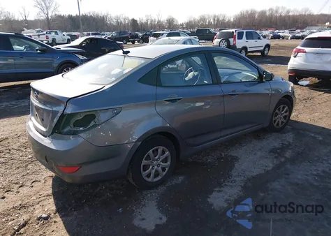 2014 Hyundai Accent Gls из США, поврежденный, VIN KMHCT4AE0EU613219